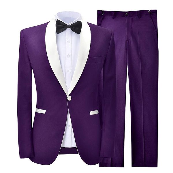 

men's suits & blazers 2022 casual boutique business interview professional suit trousers male wedding conjuntos de blazer sets pants 2, White;black