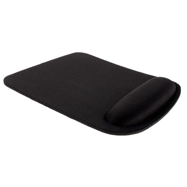 

mouse pads & wrist rests thicken square comfy pad for optical/trackball mat mice computer(black)