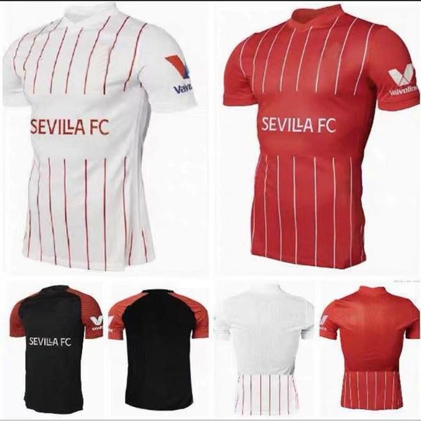 

21 22 sevilla fc soccer jersey lamela papu gomez i.rakitic .ocampos de jong j.navas suso munir y.en-nesyri 2021 2022 men + kids kits footba, Black;yellow