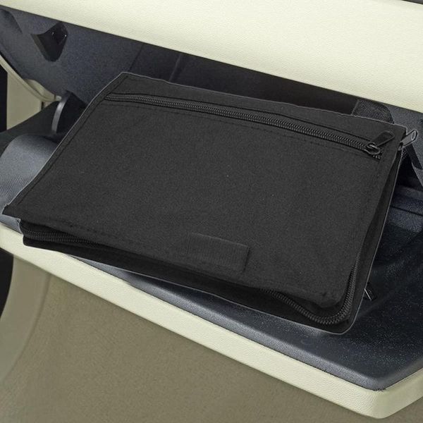 

car organizer universal glove box storage holder for manuals documents bag with multi pockets