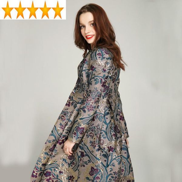 

long coat women ayusnue clothes 2021 luxury embroidery women's windbreaker overcoat spring trench coats 1678 kj2481, Tan;black