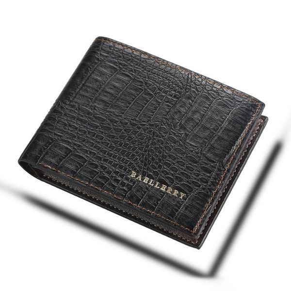 

wallets genuine leather men vintage cow wallet handmade custom dollar price coin purse short carteira, Red;black