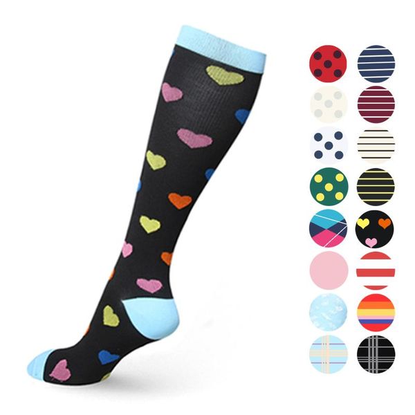 

sports socks compression cycling sock 1 pair pressure, Black