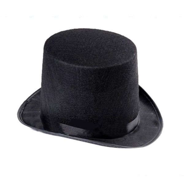 

party hats 2pcs black magic hat british wind felt gentleman holiday performance jazz halloween props common for kids