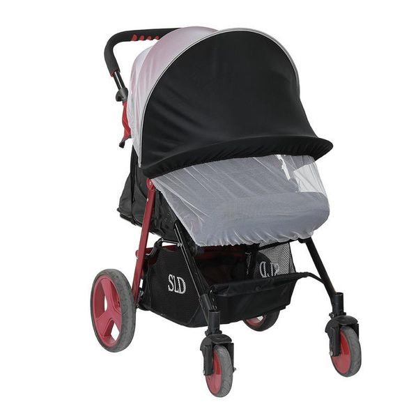 

baby stroller universal mosquito net sun shade anti-uv foldable for babies crib netting