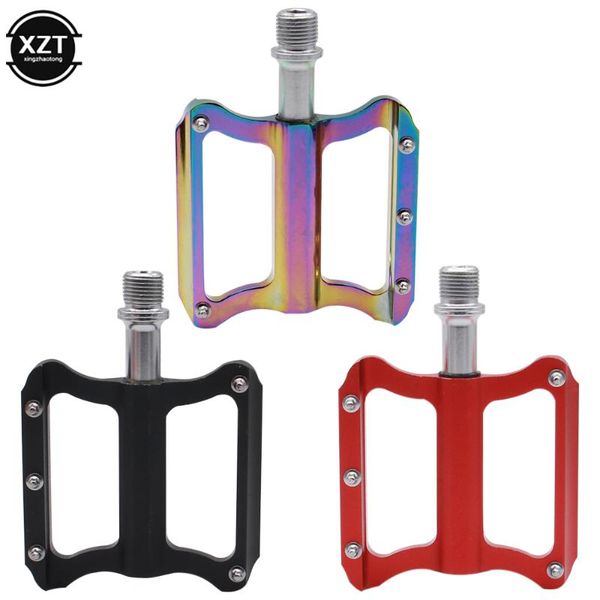 

bearing aluminum alloy flat pedal bicycle good grip lightweight 9/16 pedals big for gravel bike enduro downhill