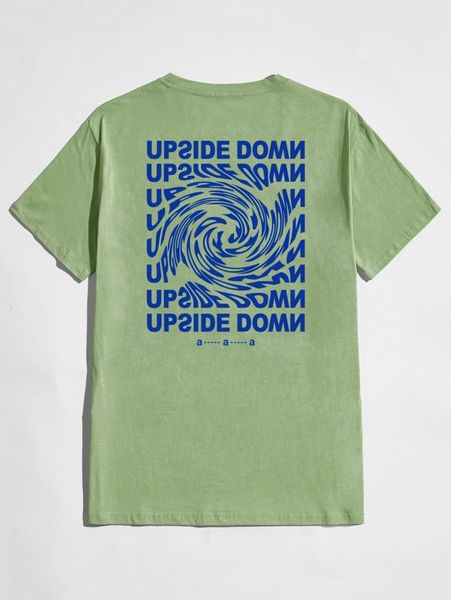 

romwe guys letter graphic tee t9i7#, White;black