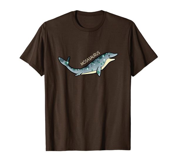 

dinosaur favorite types of dinosaurs mosasaurus t-shirt, White;black