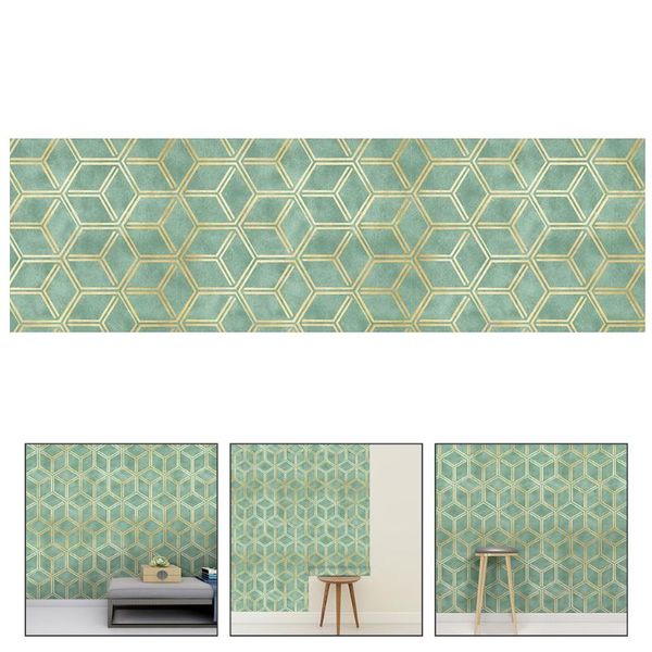

wallpapers 1 set fresh wallpaper home decorative wall sticker geometry background