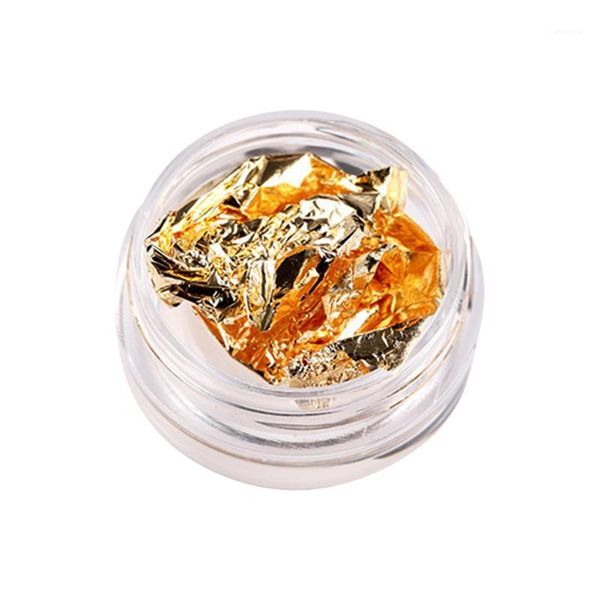 

nail art gold and silver foil paper diy decoration sticker design decal1, Silver;gold