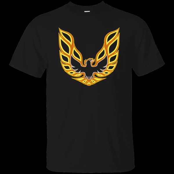 

Firebird, Pontiac, Retro, Sports car, Trans Am, Hood Decal, Logo, 1970'S, T-shir, White;black