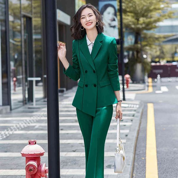 

pant arrival formal winter office ladies'black women's suit s-5xl double breasted 2 joint, White