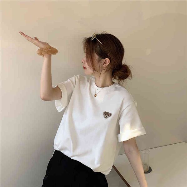 

hoodies ytx210 korean loosed western white style short female shirt, Black