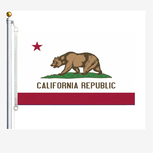 

california flags 90 x 150 cm, 100 % polyester, digitaldruck