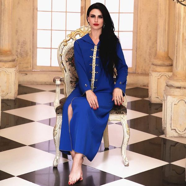 

ethnic clothing abaya dubai turkey hijab muslim hooded dress moroccan islam maxi dresses abayas for women robe musulman de mode djellaba fem, Red