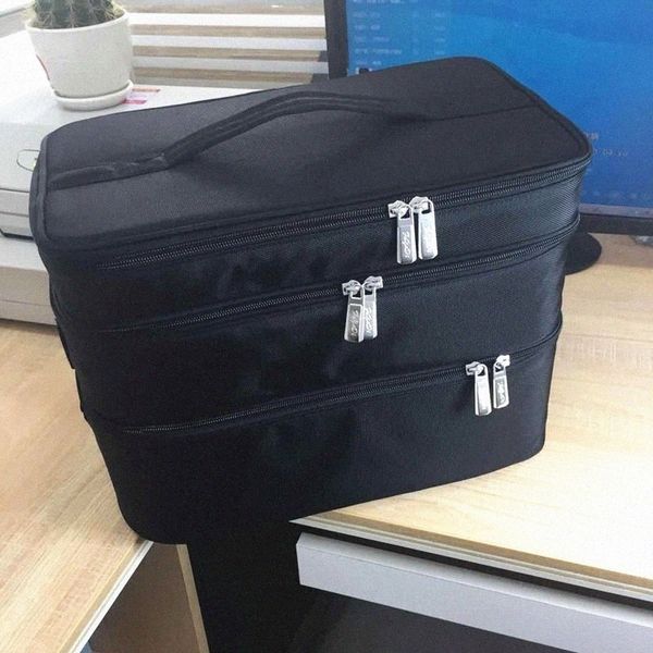 

new ladies cosmetic bag large capacity three layer womens cosmetic bags multi function outdoor travel portable storage