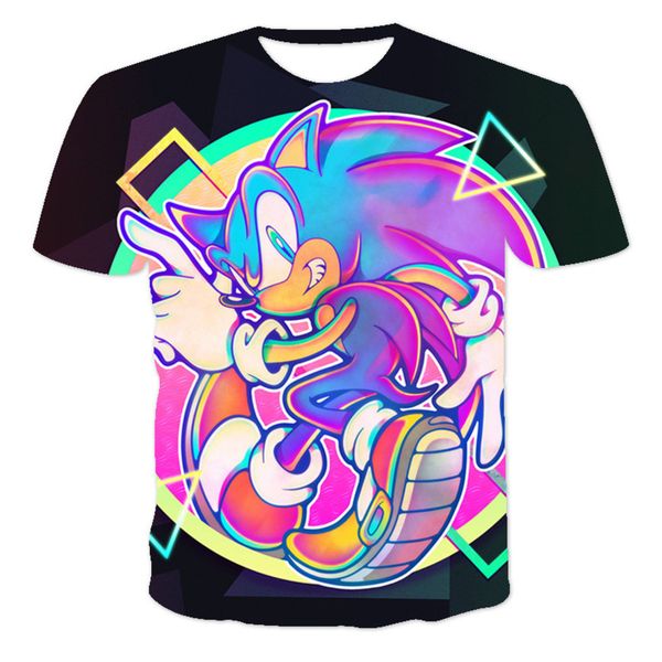 

round neck straight casual t-shirt 3d digital sony printed men's discount ibky, White;black