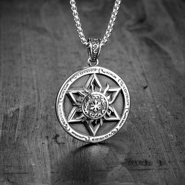 

pendant necklaces thick chain toggle clasp gold mixed linked circle for women minimalist choker necklace jewelry, Silver