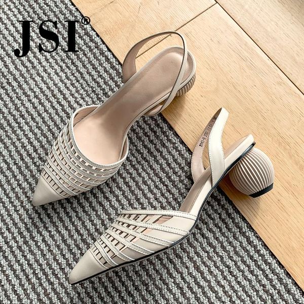 

back strap women's sandals gridding design cow leather elegant fashion shoes comfortable handmade jo479, Black