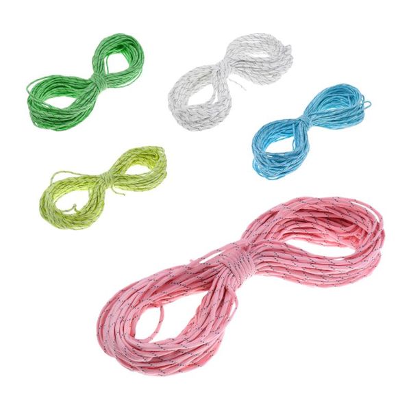 

outdoor gadgets 100ft 9 core strand luminous paracord parachute cord reflective rope - choice of color