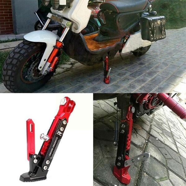 

other motorcycle parts adjustable kickstand foot side stand cnc alloy parking kick aluminum bracket motorbike v6d8