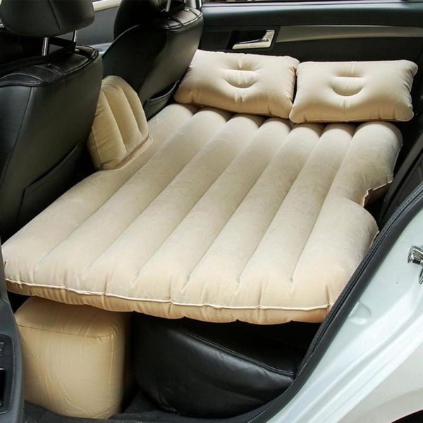 

seat cushions inflatable bed folding multifunctional flocking back air mattress for car