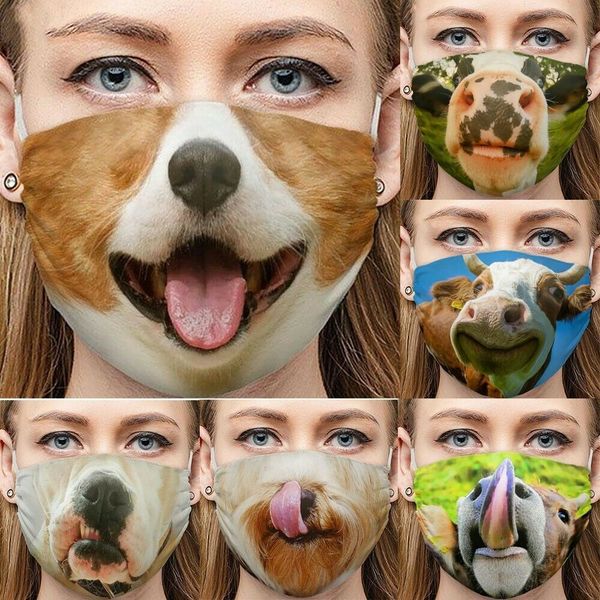 

black personality exprsion funny dust proof cotton printing mask