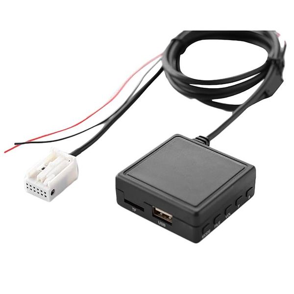 

car bluetooth 5.0 aux cable adapter tf usb fit for 207 307 407 308 towel
