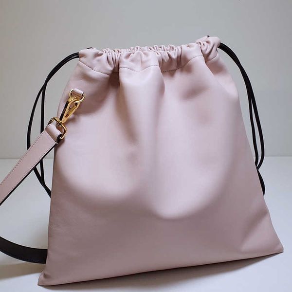 

crossbody bag drawstring bucket bag shoulder shopping tote handbag ladies medium hand bag black napa leather spacious interior