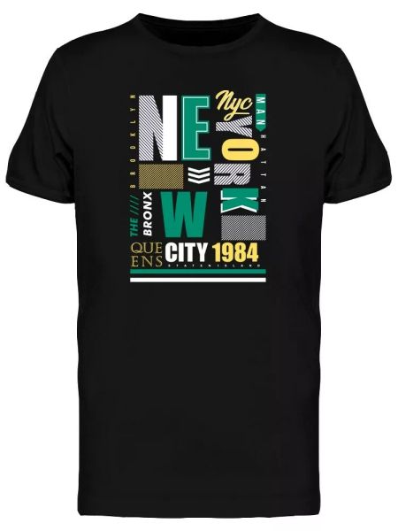 

Green Boroughs Graphic Tee Men's -Image by Shutterstock, White;black