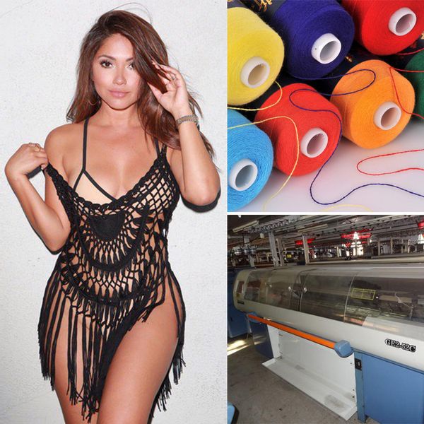 

fashion sweater "amoy" 2021 beach blouse pullover hand hook knitting tassel for women, White;black