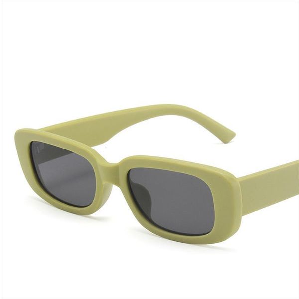 

latest personality classic retro fashion trend small rectangle sunglasses for women exquisite ladies sun glasses square, White;black