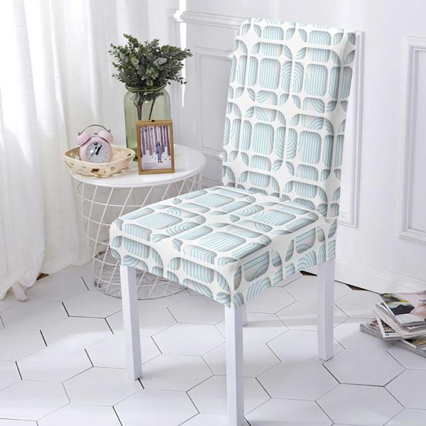 

chair covers 1/2/4/6 pcs elastic cover stretch spandex washable slip for wedding dining room office slipcover funda silla