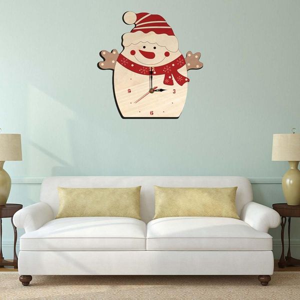 

christmas cartoon car shape wall clock decoration creative clocks