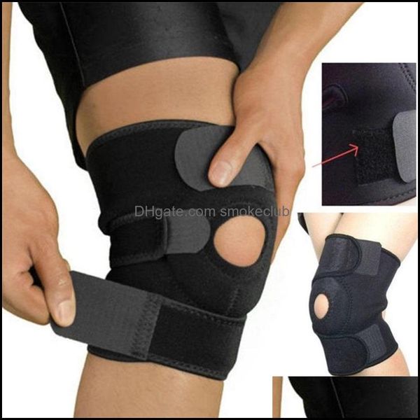 

aessories equipments fitness supplies & outdoors wholesale- men women 1pc adjustable sports training elastic knee support brace patella pads
