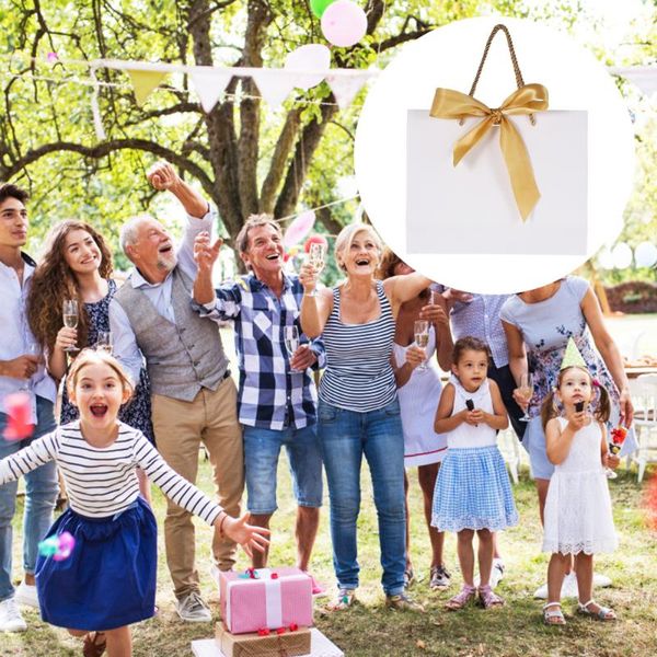 

gift wrap 5pcs durable paper bags portable party treats wedding gifts wrapping