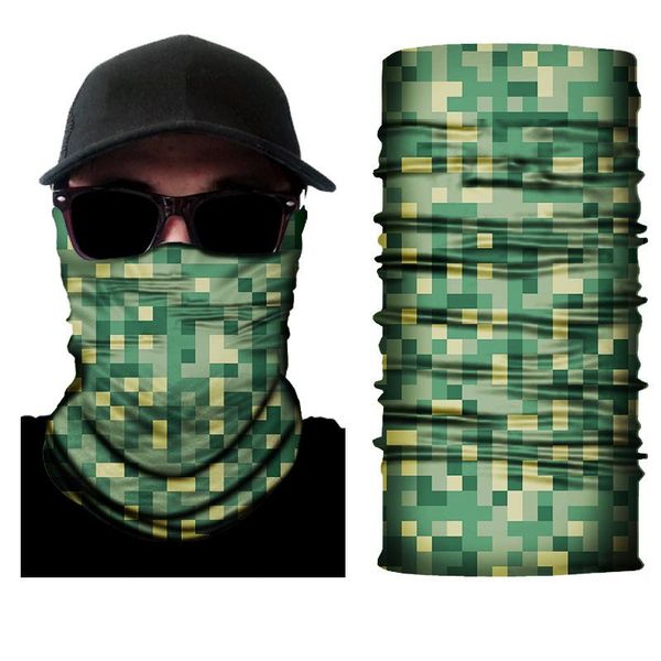 

cycling caps & masks 5pcs/lot camouflage lattice outdoor riding around neck, mask, magic headscarf, seamless multifunctional bandana a2047yp, Black