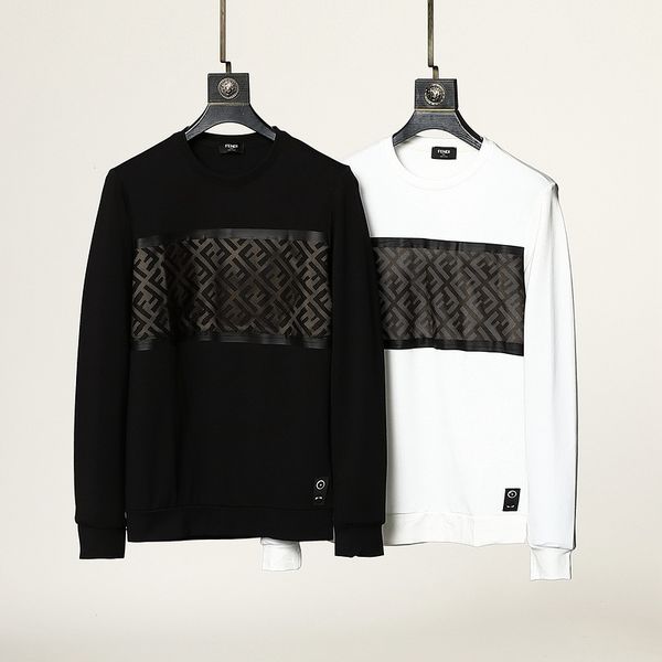 

2021 autumn and winter new pullover long sleeve round neck cotton casual sweater men's fashion, Black