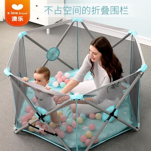 

safety gates baby playpens fencing children's fence infant mesh fences folding ocean ball pool
