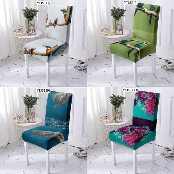 

chair covers animal picture dining chairs computer armchair folding cover with back home gamer