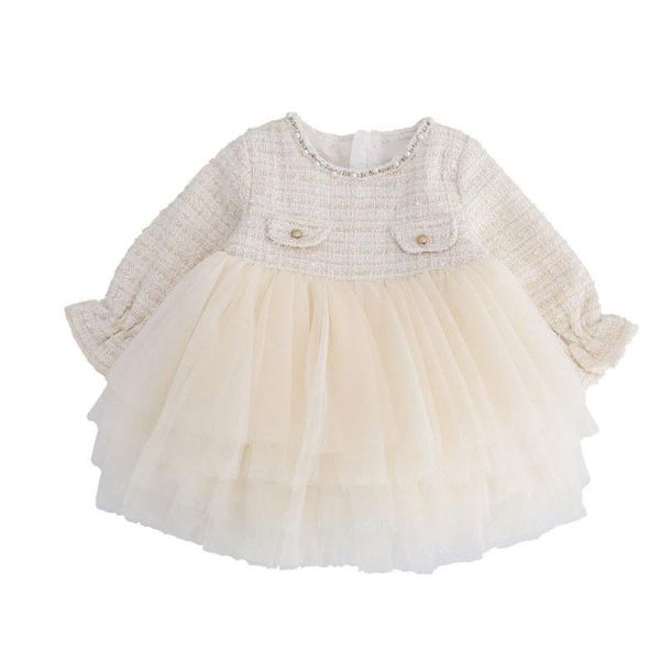 

girl's dresses baby girl dress autumn kids princess sweet party decoration white 6 months to 3 years old, Red;yellow