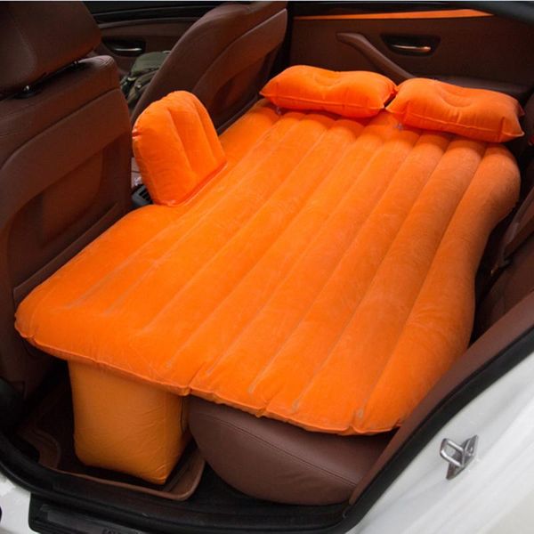 

thicken car inflatable bed auto back seat mattress outdoor camping pvc flocking multifunctional accessories other interior