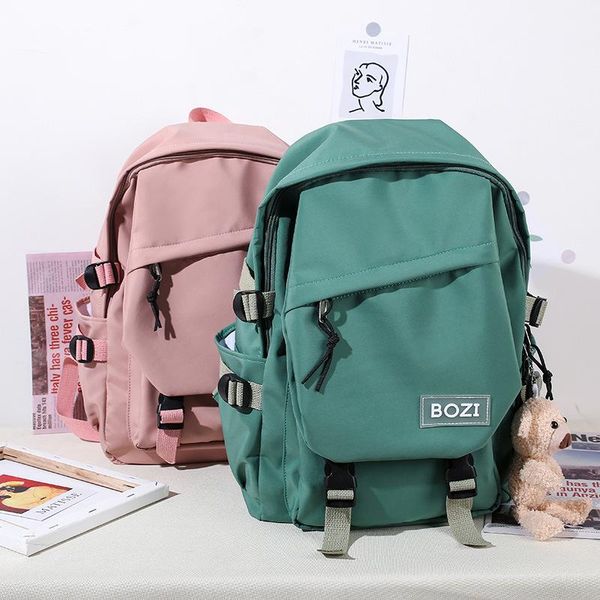 

backpack waterproof women daily style pretty nylon bag fashion female school bagpack for teenage outdoor travel