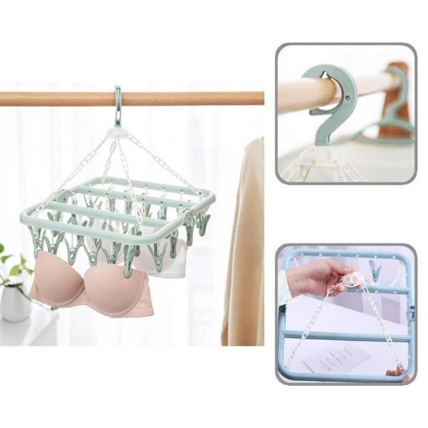 

hangers & racks clothes holder useful plastic lightweight practical removable rack for el socks