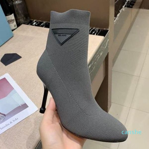 

fashion-fall winter socks stretch boots popular oreo mid-long women sneakers outsoor casual shoes warm ladies trainers, Black