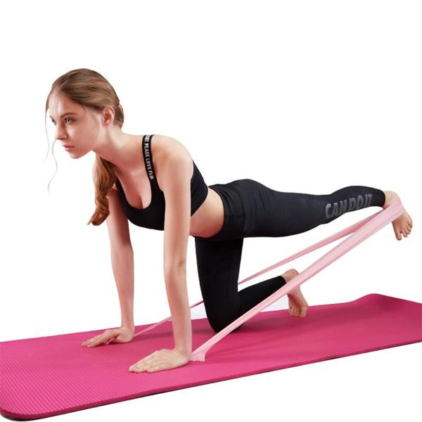 

resistance bands yoga band tension belt elastic exercise set for recovery physical therapy pilates fitness strength training