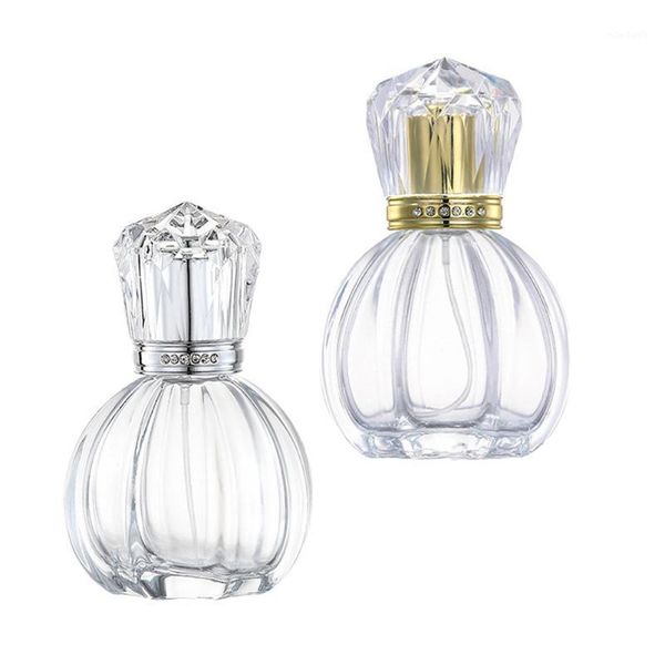 

storage bottles & jars 2pcs 50ml pumpkin shape vintage perfume atomizer spray sub