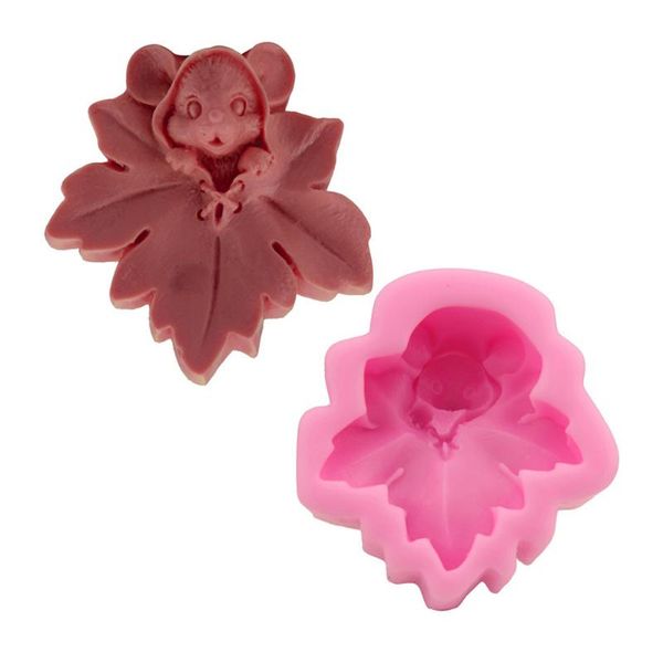 

cute mouse shape silicone soap mold handmade craft art diy molds tools