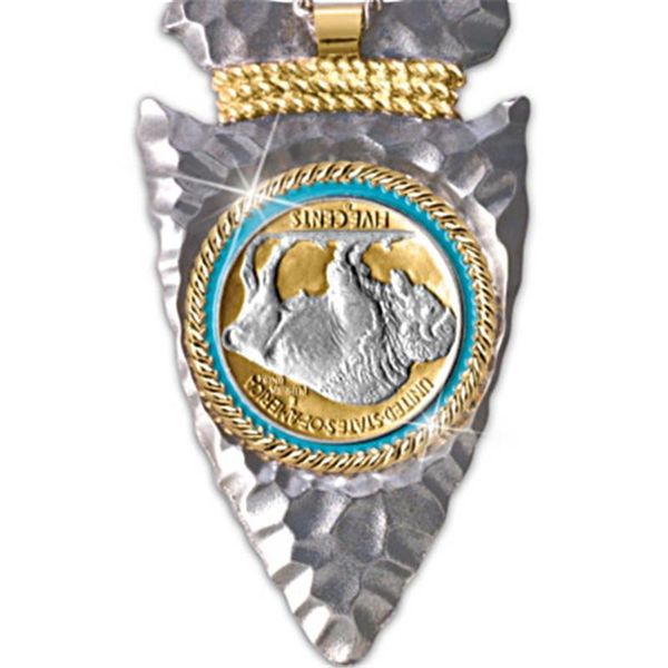 

chains ring gang jewelry ancient chief head pendant black gem necklace, Silver