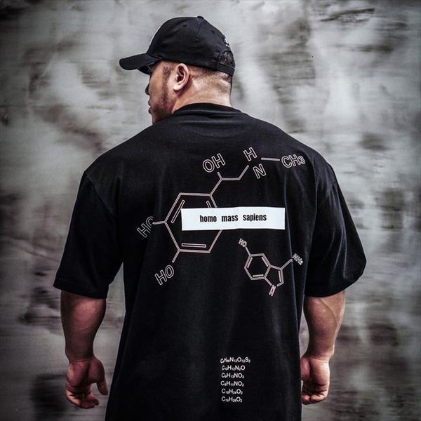

loose fashion graphic tees men t shirts half sleeve plus size workout street wear casual shirt for male, White;black